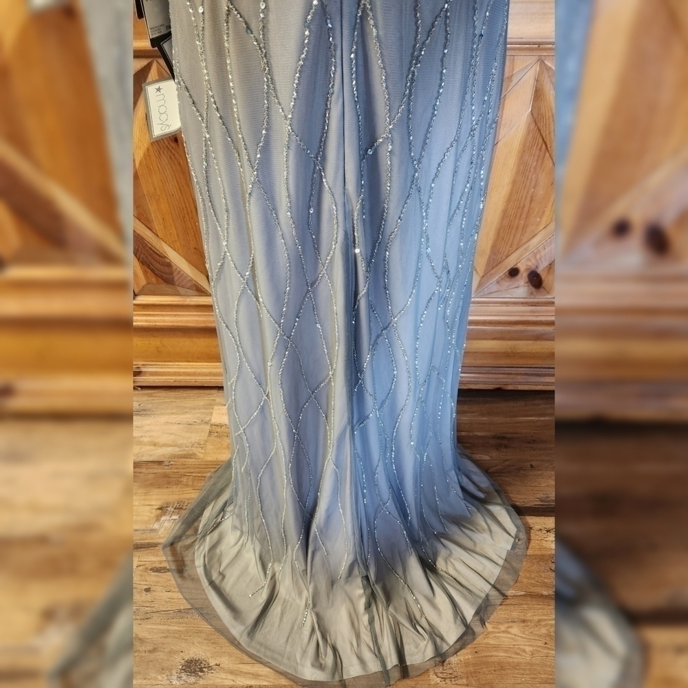 Adrianna Papell Evening Dress Sz 14 - Picture 8 of 11